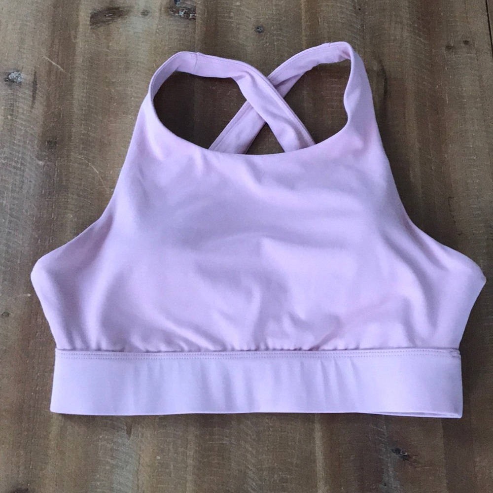 Pink fabletics bra